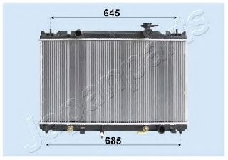 Радиатор охлаждения двигателя JAPANPARTS RDA153118