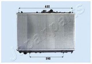 Радиатор охлаждения двигателя JAPANPARTS RDA163027