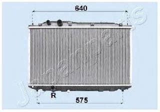 Радиатор охлаждения двигателя JAPANPARTS RDA193022