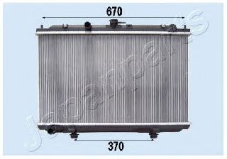 Радиатор охлаждения двигателя JAPANPARTS RDA213042