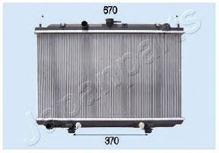 Радиатор охлаждения двигателя JAPANPARTS RDA213043