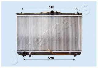 Радиатор охлаждения двигателя JAPANPARTS RDA283092