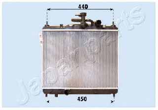 Радиатор охлаждения двигателя JAPANPARTS RDA283093