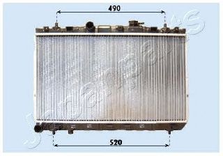 Радиатор охлаждения двигателя JAPANPARTS RDA283099