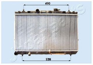 Радиатор охлаждения двигателя JAPANPARTS RDA283100