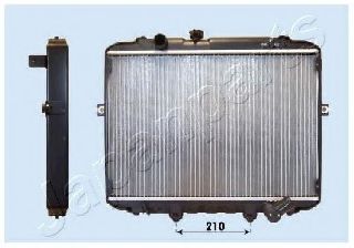 Радиатор охлаждения двигателя JAPANPARTS RDA283106