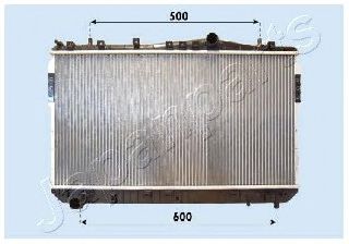 Радиатор охлаждения двигателя JAPANPARTS RDA313022