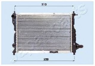 Радиатор охлаждения двигателя JAPANPARTS RDA313024