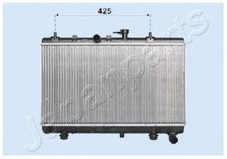 Радиатор охлаждения двигателя JAPANPARTS RDA333021