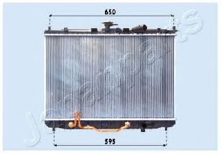 Радиатор охлаждения двигателя JAPANPARTS RDA333024