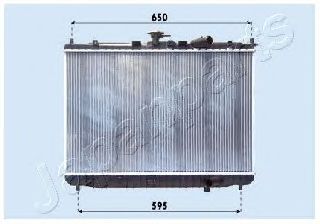 Радиатор охлаждения двигателя JAPANPARTS RDA333025