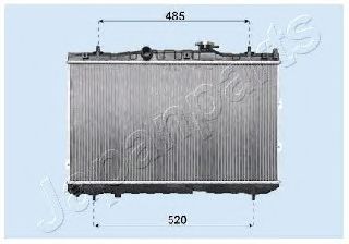 Радиатор охлаждения двигателя JAPANPARTS RDA333030