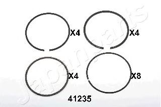 Поршневое кольцо JAPANPARTS RW41235