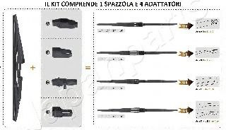 Щетка стеклоочистителя JAPANPARTS SS-X28R