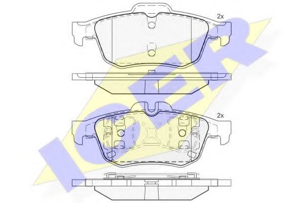 Тормозные колодки ICER 182025