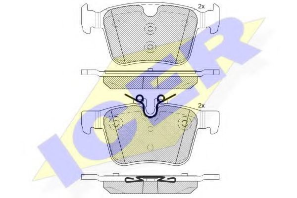 Тормозные колодки ICER 182232