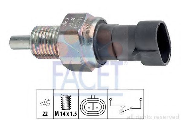 датчик заднего хода FACET 7.6117