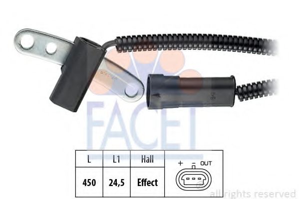 Датчик скорости FACET 9.0249