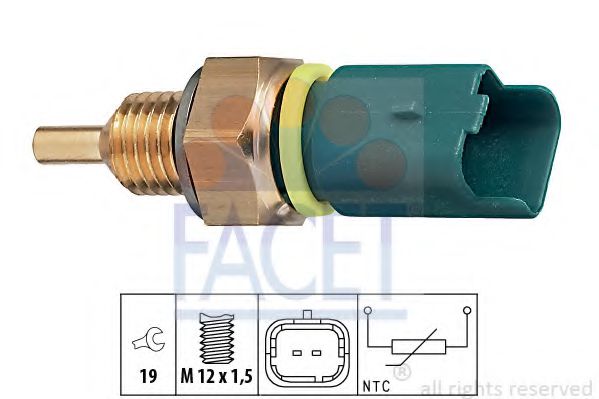 Датчик температуры охлаждающей жидкости FACET 7.3276