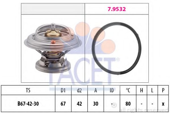 Термостат FACET 7.8271