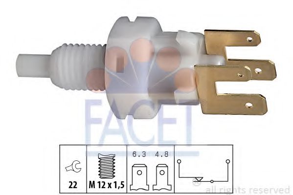 Выключатель стоп-сигнала FACET 7.1083