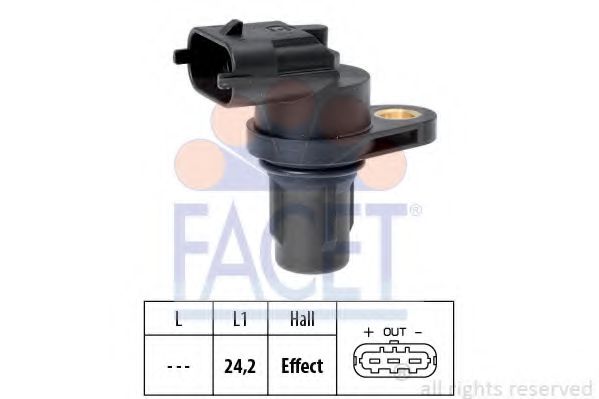 Датчик положения коленвала FACET 9.0387