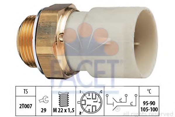 Датчик включения вентилятора FACET 7.5688