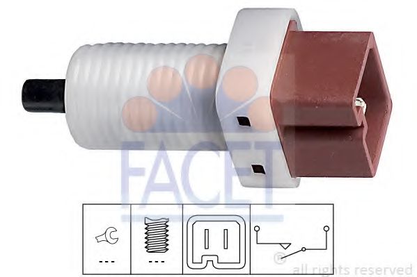 Выключатель, привод сцепления (Tempomat) FACET 7.1192