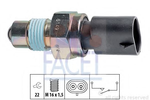 датчик заднего хода FACET 7.6149