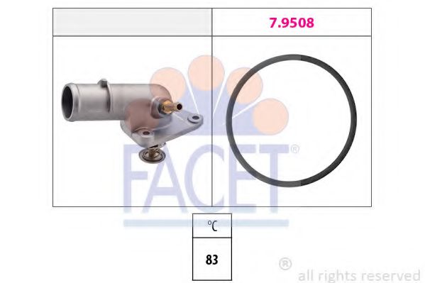 Термостат facet 7.8166