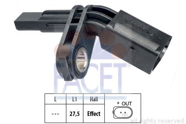 Датчик АБС FACET 21.0007