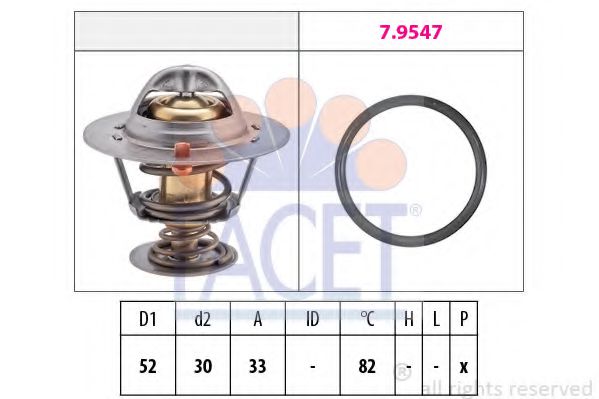 Термостат FACET 7.8947