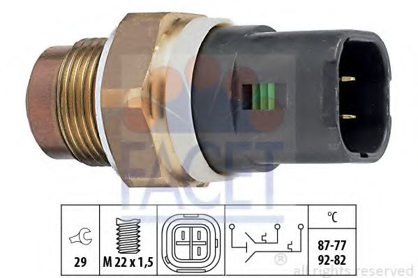 Датчик включения вентилятора FACET 7.5675