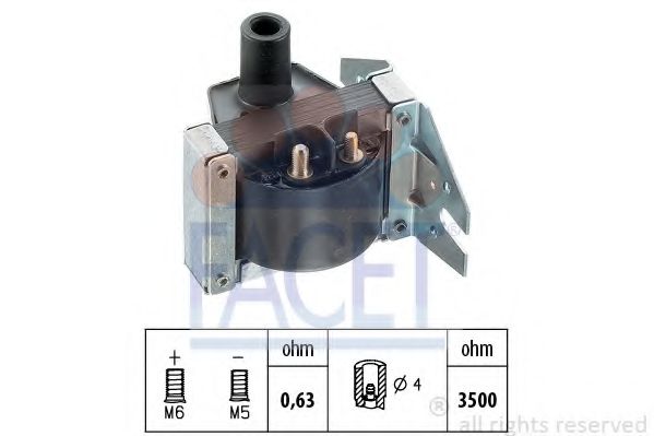 Катушка зажигания FACET 9.6027