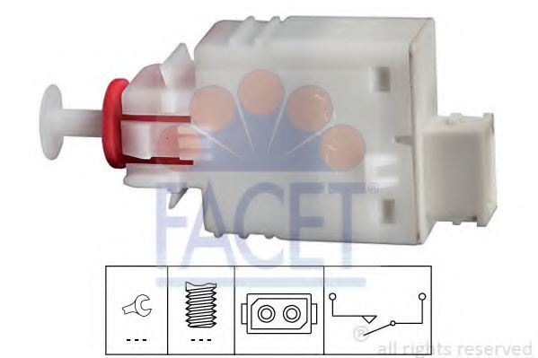 Выключатель, привод сцепления (Tempomat) FACET 7.1110