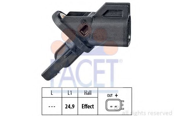 Датчик АБС FACET 21.0001