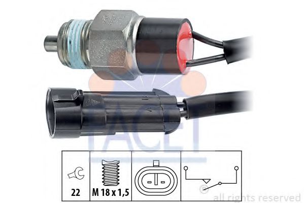 датчик заднего хода FACET 7.6239