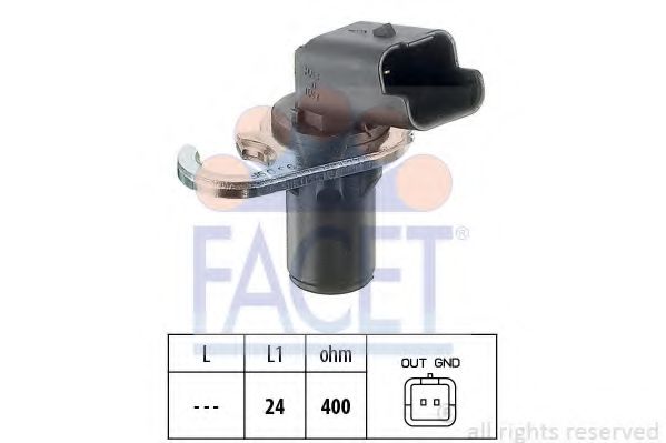 Датчик импульсов; Датчик импульсов, маховик FACET 9.0293