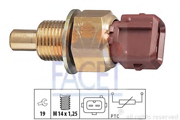 Датчик температуры охлаждающей жидкости FACET 7.3321
