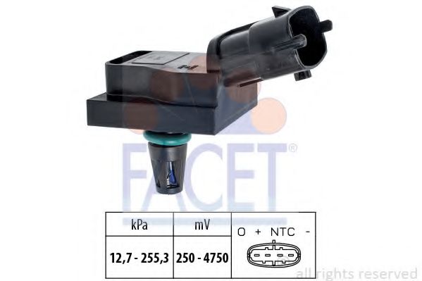 Датчик давления наддува FACET 10.3246