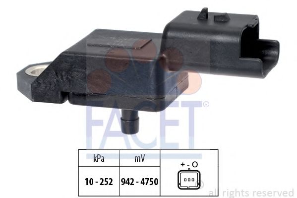 Датчик давления наддува FACET 10.3113