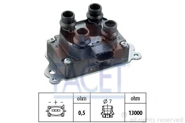 Катушка зажигания FACET 9.6264