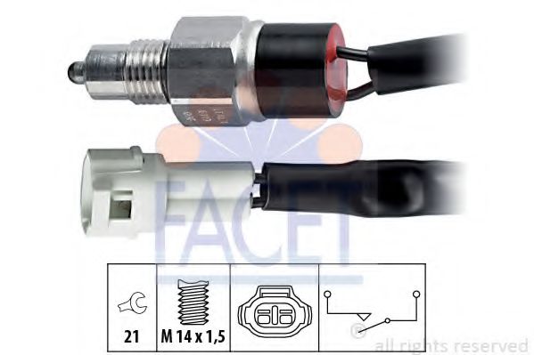 датчик заднего хода FACET 7.6119