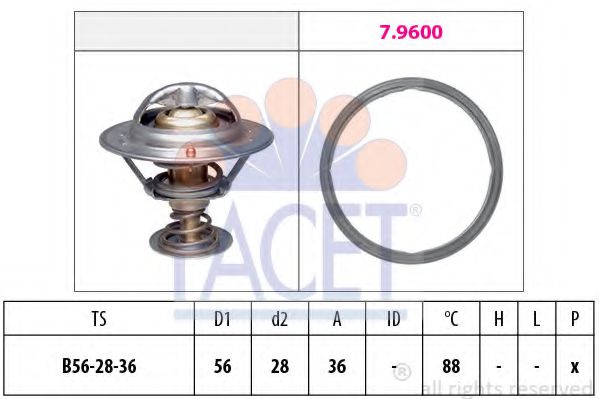 Термостат FACET 7.8948