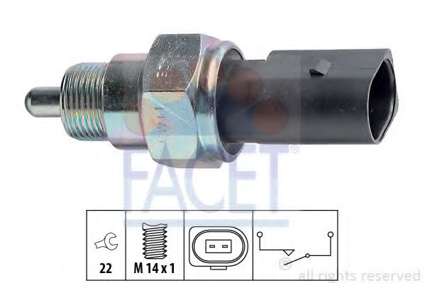 датчик заднего хода FACET 7.6238
