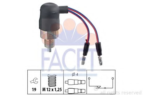 датчик заднего хода facet 7.6322