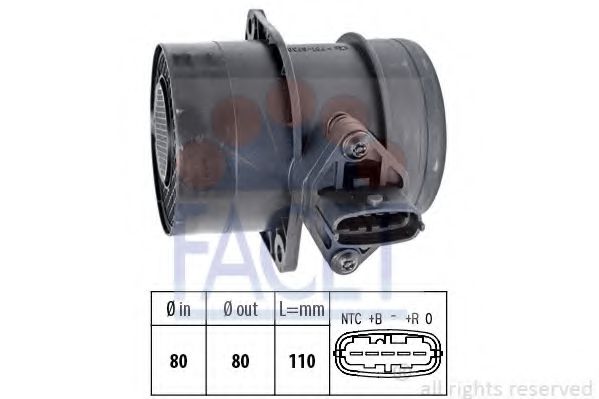 Расходомер воздуха FACET 10.1266