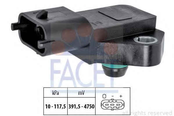 Датчик давления наддува FACET 10.3135