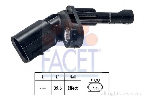 Датчик АБС FACET 21.0009