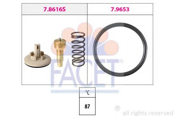 Термостат FACET 7.8616